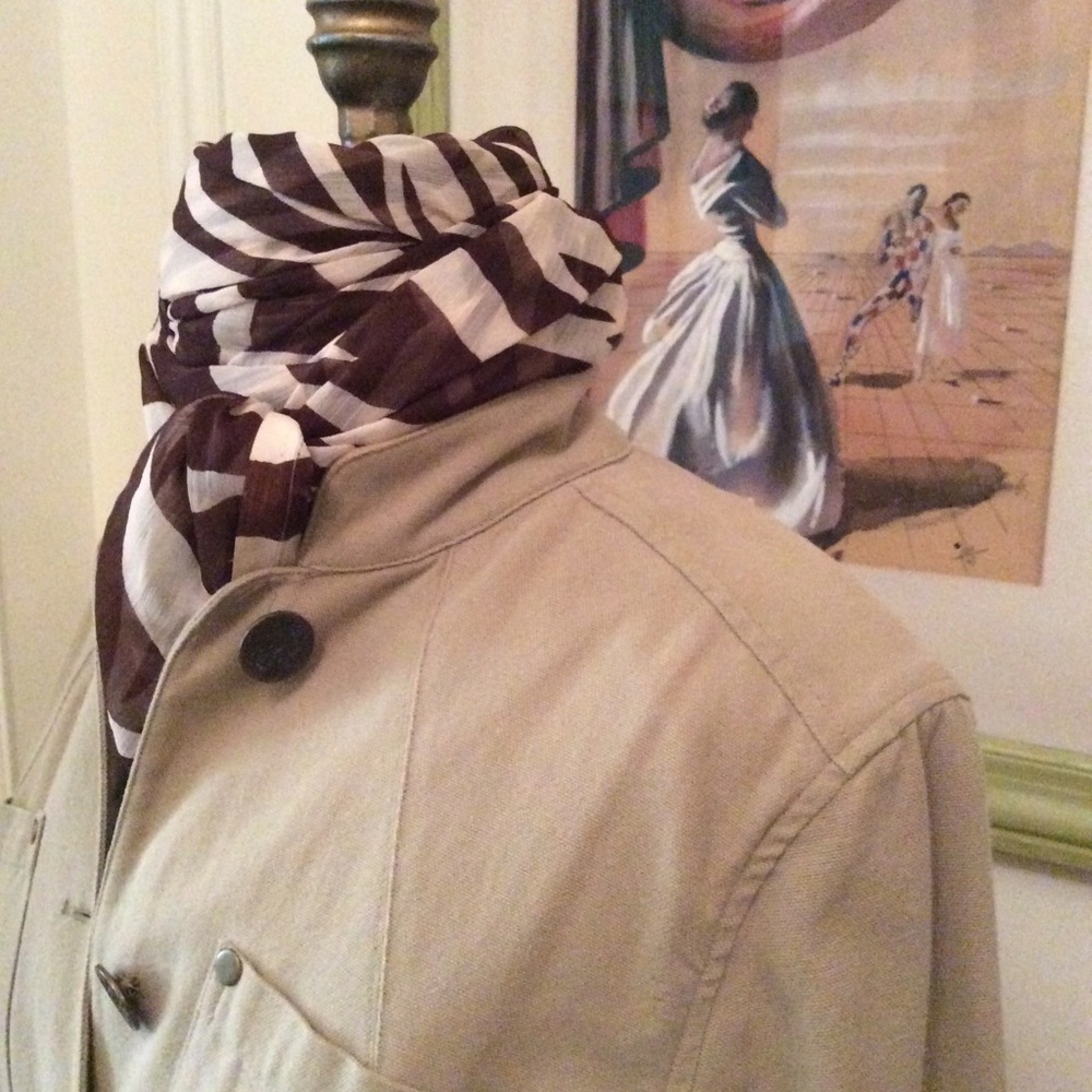 Cotton button down jacket - Picture 5 of 6